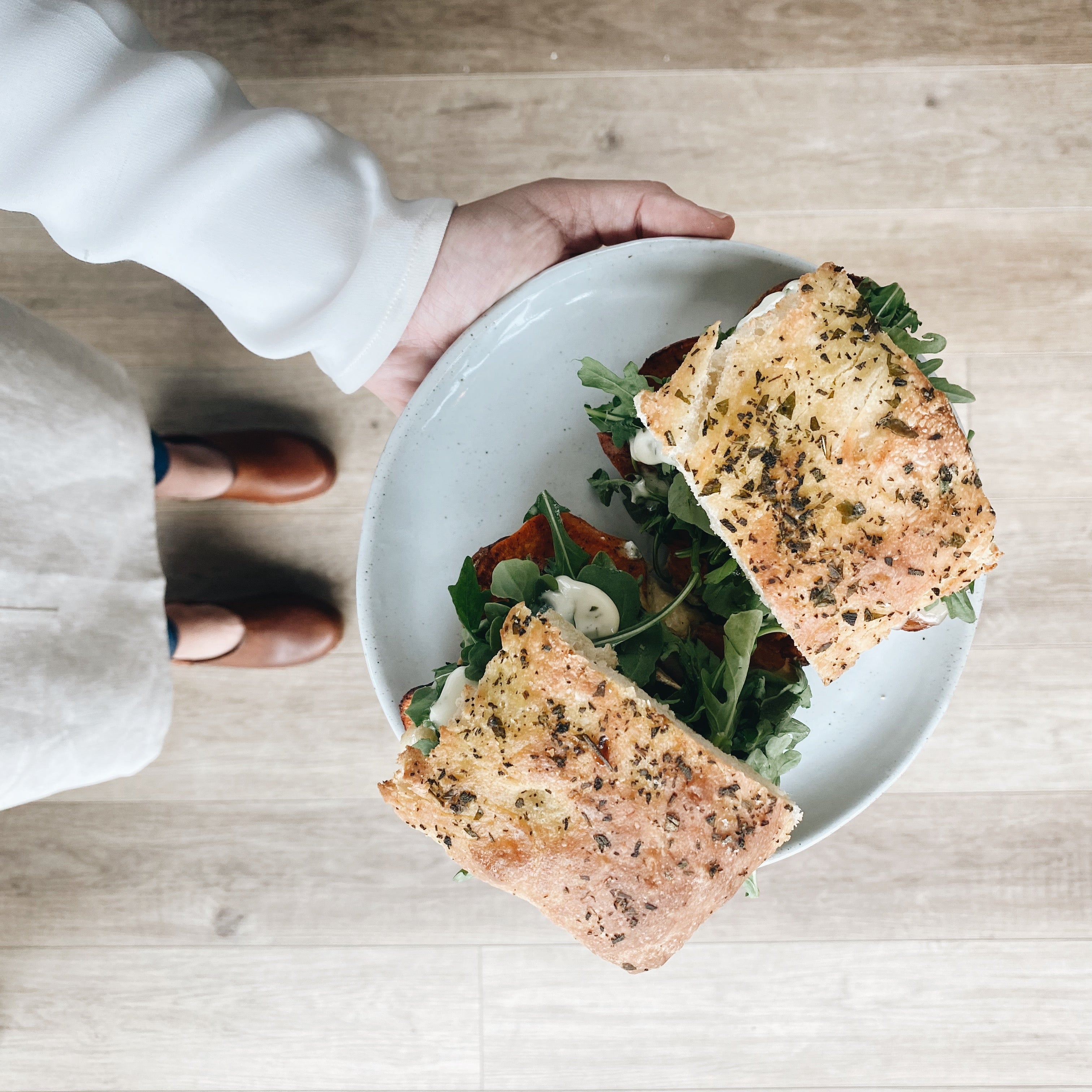 SWEET POTATO & BRIE SANDWICH